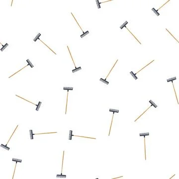 Pattern shovel rake cartoon vector Illustrazione stock