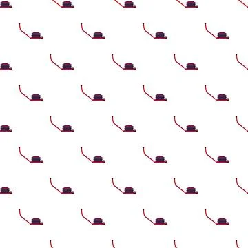 Pattern showing floor polisher cleaning machine on white background Stock Illustration