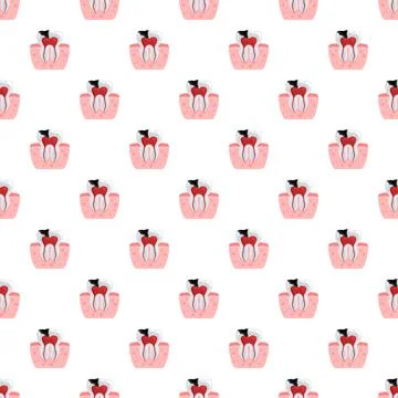 Pattern showing tooth decay and dental cavity problem Stock Illustration