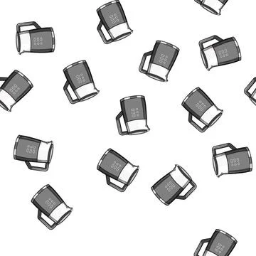 Pattern shutoff kettle electric cartoon vector Stock Illustration