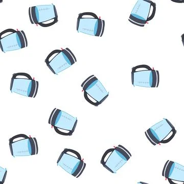 Pattern shutoff kettle electric cartoon vector Stock Illustration
