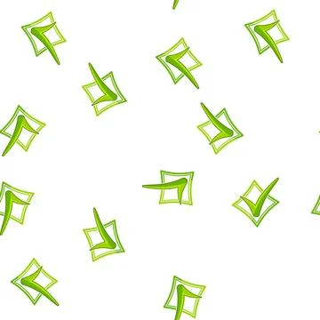 Pattern sign check mark cartoon vector Illustrazione stock