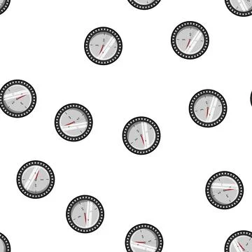 Pattern sign compass cartoon vector 스톡 일러스트