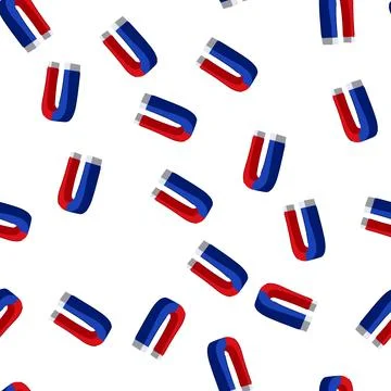 Pattern sign magnet cartoon vector Stock Illustration