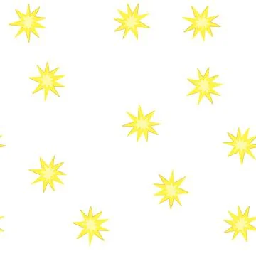 Pattern sign star cartoon vector Illustrazione stock