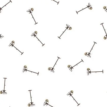 Pattern silhouette hat stand cartoon vector イラスト素材