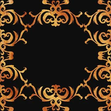 The pattern, the silhouette Stock Illustration