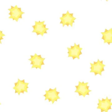 Pattern silhouette star cartoon vector Illustrazione stock