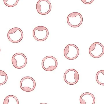 Pattern silicone teething ring cartoon vector Stock Illustration