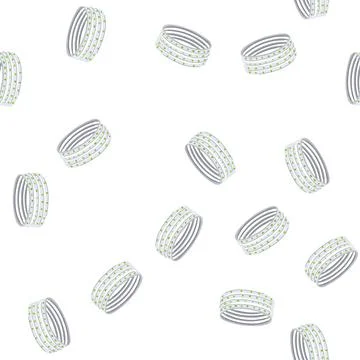 Pattern silver bracelet churi indian cartoon vector イラスト素材