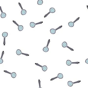 Pattern silver shower head cartoon vector 스톡 일러스트