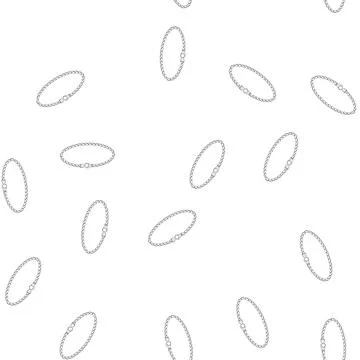 Pattern Silver twisted chain bracelet with lobster clasp Stock Illustration