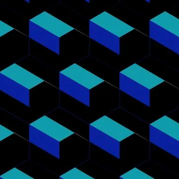 Pattern of simple geometric shapes. 3d rendering digital illustration Illustrazione stock