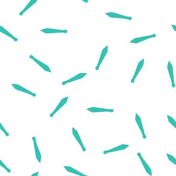 Pattern simple teal necktie representing formal business wear Stockillustratie