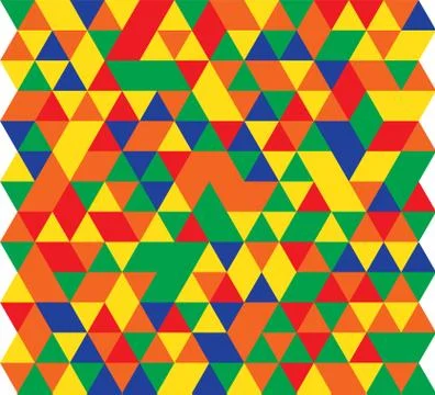 Pattern of simple triangles Stock Illustration
