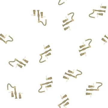 Pattern sink kitchen faucet cartoon vector Stock Illustration
