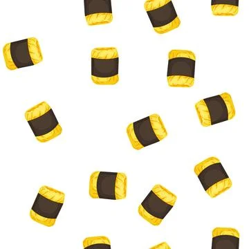 Pattern skein yarn wool cartoon vector Stock Illustration
