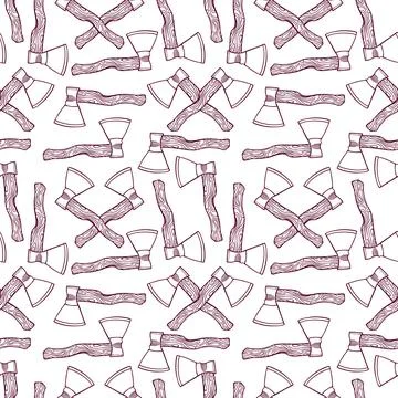Pattern of sketch axes Stock Illustration