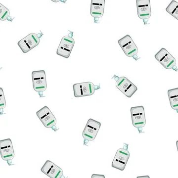 Pattern skin cleansing cream cartoon vector 스톡 일러스트