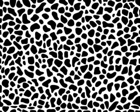 Pattern of skin of leopard Stock Illustration