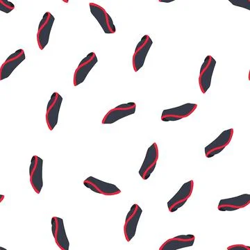 Pattern skull pirate hat cartoon vector 库存插图