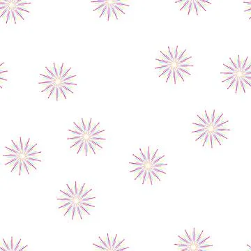 Pattern sky firework cartoon vector イラスト素材
