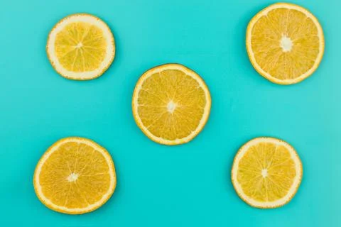 Pattern sliced juicy oranges . High quality and resolution beautiful photo .. 스톡 사진