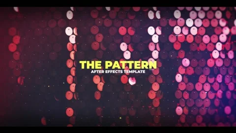 The Pattern Slideshow After Effects stock