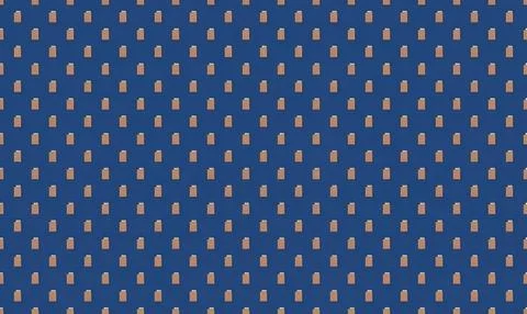Pattern of small colorful popsicles on a blue background Stock Illustration
