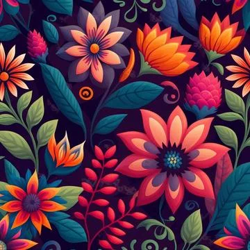 Pattern in small flower. Small colorful flowers. White background. Ditsy floral Stock Illustration