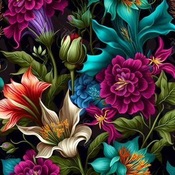 Pattern in small flower. Small colorful flowers. White background. Ditsy floral Stock Illustration