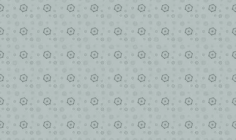 Pattern of small geometric shapes on a light gray background Stock Illustration