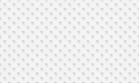 Pattern of small gray leaves on white background Stock Illustration
