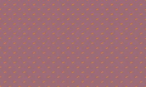 Pattern of small orange stars on purple background Illustrazione stock
