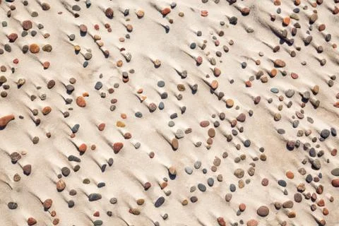 Pattern of small pebbles Stock Photos