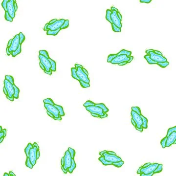 Pattern small puddle cartoon vector イラスト素材