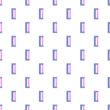 Pattern with small purple and pink rectangular elements 库存插图