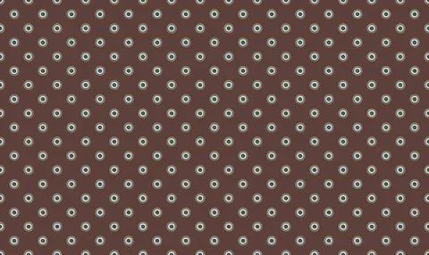 Pattern of small white and purple circles on brown background Stock Illustration