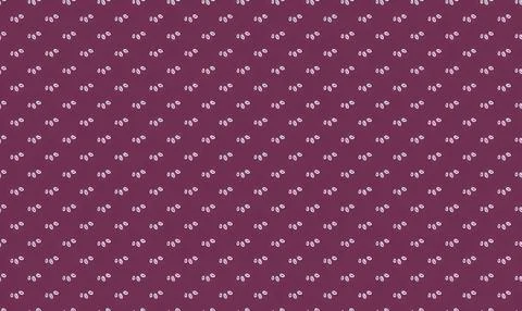 Pattern of small white bees on purple background Stock Illustration