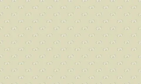 Pattern of small white bicycles on beige background Stock Illustration