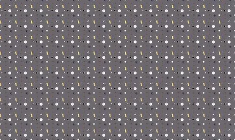 Pattern of small white hearts on dark background Stock Illustration