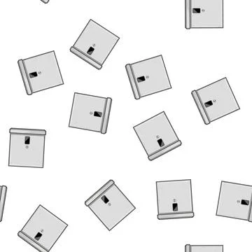 Pattern Smart package locker box providing secure delivery storage 스톡 일러스트