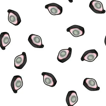 Pattern smart watch tracker cartoon vector Stock Illustration