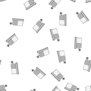 Pattern smcompact multi device charging station cartoon vector Stockillustratie