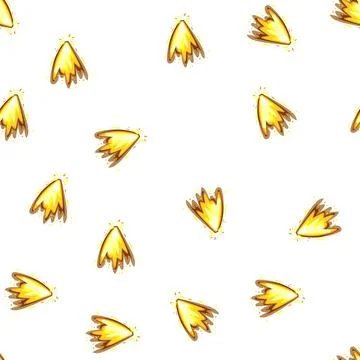Pattern smoke gun flash cartoon vector Stock Illustration