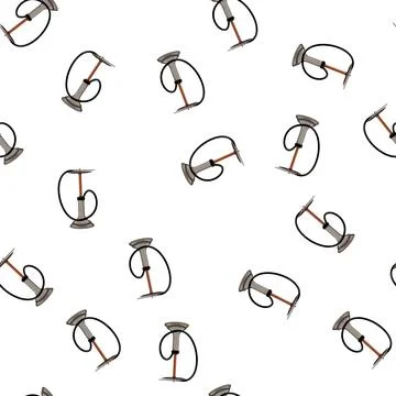 Pattern smoke hookah shisha cartoon vector sign color Stock Illustration