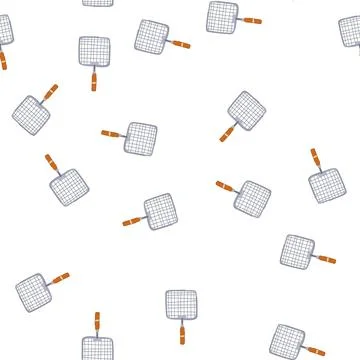Pattern smoker grill rack cartoon vector Stock Illustration