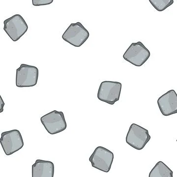 Pattern Smooth gray stone drawing illustrating nature element Stock Illustration