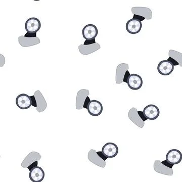 Pattern smooth luggage wheels cartoon vector Stock Illustration