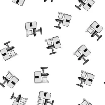 Pattern smoothie juicer kitchen cartoon vector Stock Illustration